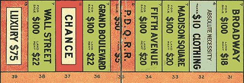 Landlords Game ~ 1906: Sp 31-39